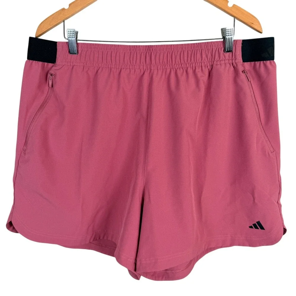 NEW Adidas Axis Woven 4.0 Shorts JE1327 Mens 2XL Crimson Red Stretch 5